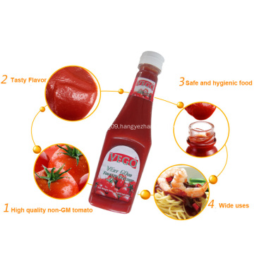 340G PE Bottle Tomato Ketchup
